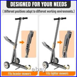 Lawn Mower Jack, 800 lb Capacity Zero-Turn Mower Lift, Gray