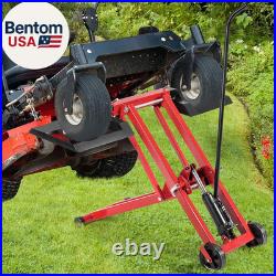 Lawn Mower Lift, 500LBS Zero Turn Mower Lift with Hydraulic Jack, Mower Lift Jac