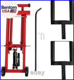 Lawn Mower Lift, 500LBS Zero Turn Mower Lift with Hydraulic Jack, Mower Lift Jac