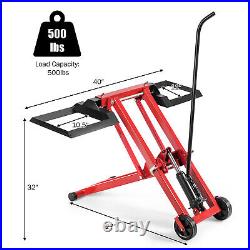 Lawn Mower Lift Jack for Tractors & Zero Turn Riding Lawn Mowers 500lb Capacity