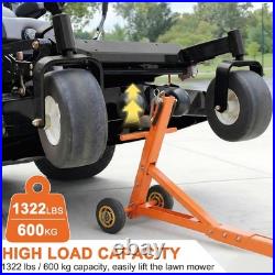 Lawn Mower Lift Tool Zero Turn Mower Lift 1322 lb Capacity Heavy-Duty Steel