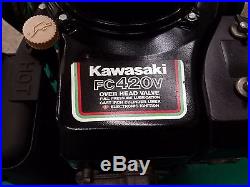 Lesco 48 walk behind zero turn commercial lawn mower with kawasaki engine