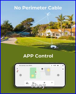 Mammotion LUBA AWD 1000 Robot Lawn Mower RTK-GNSS Virtual Boundaries 2023Version