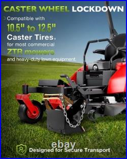 Mower Wheel Power Lock Lockdown Device For Zero-Turn 10.5 12.5 Caster Tires