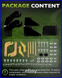 Mower Wheel Power Lock Lockdown Device For Zero-Turn 10.5 12.5 Caster Tires