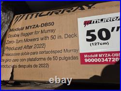 Murray 50 Double Bagger MYZA-DB50 Murray Cruz XD ZERO TURN MOWER BAGGER ONLY