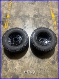 NEW 24x10.50-12 Mower Rear Wheels 5-Lug ZTR Mower Tires Toro, Scag, John Deere