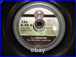 NEW RONPOW 13x6.50-6 Lawn Mower Tires Flat Free, Zero Turn Mower Front Tires