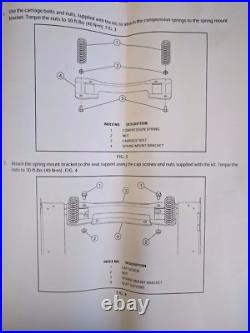 New Genuine Hustler 123913 Seat Spring Kit for Raptor Flip-Up Zero Turn Mower New Genuine Hustler 123913 Seat Spring Kit for Raptor Flip-Up Zero Turn Mower