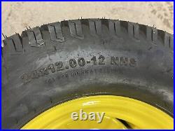 New Take Off John Deere 72 Deck ZTR Z900 Mowers Tire/ Wheel 24x12-12 TCA17307