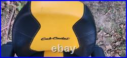 OEM Cub Cadet Seat Yellow Black Zero Turn Mower 4 bolt METAL FRAME Armrests ZT OEM Cub Cadet Seat Yellow Black Zero Turn Mower 4 bolt METAL FRAME Armrests ZT