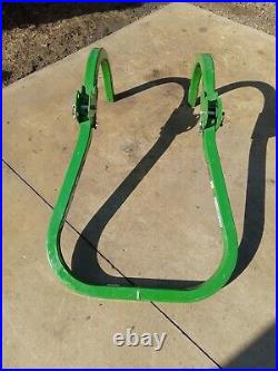 Oem John Deere Zero Turn Mower Ztrak Green Roll Bar / Rops System