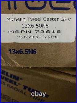 PAIR 13X6.5N6 Michelin X Turf Tweel for Zero Turn Mowers 73818 new free shipping