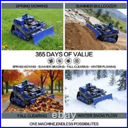 RC Lawn Mower Remote Control Lawn Mower With Tracks Gasoline Free Shipping