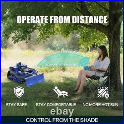 RC Lawn Mower Remote Control Lawn Mower With Tracks Gasoline Free Shipping