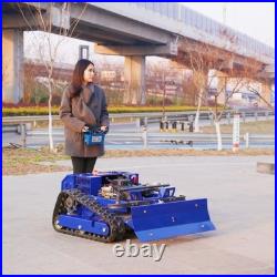 RC Lawn Mower Remote Control Lawn Mower With Tracks Gasoline Free Shipping