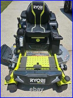 RYOBI80V HP BRUSHLESS 54 LITHIUM ELECTRIC ZERO TURN RIDING MOWER Z54Li RYRM8034