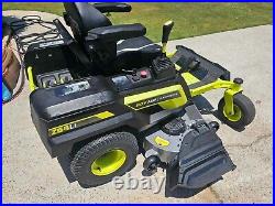 RYOBI80V HP BRUSHLESS 54 LITHIUM ELECTRIC ZERO TURN RIDING MOWER Z54Li RYRM8034