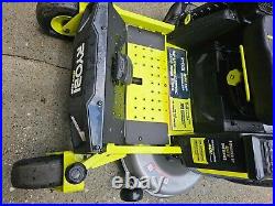 RYOBI RYRM8021 42 LITHIUM ELECTRIC ZERO TURN RIDING MOWER Z42LI 1.5hrs