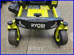 RYOBI RYRM8021 42 LITHIUM ELECTRIC ZERO TURN RIDING MOWER Z42LI 1.5hrs