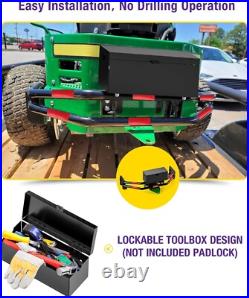 Rear Bumper Heavy Duty Towing Bumper Hitches and Storage Box for John Deere Z235