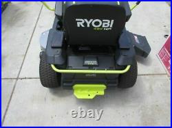 Ryobi 54in. 115 Ah Battery Electric Zero Turn Mower (RY48140) Local pick up only