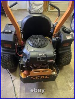 SCAG Freedom Z, 48 in Zero-Turn Riding, Gas, Lawn Mower. Only 92 Hours. Pickup