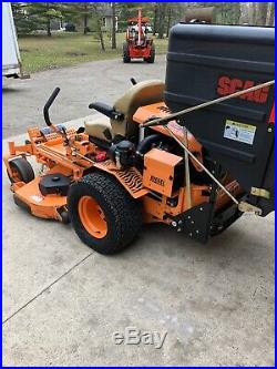 Scag Turf Tiger II Kubota diesel with grass catcher and 61 inch deck