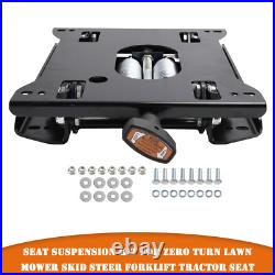 Seat Suspension Kit for Zero Turn Lawn Mower Skid Steer Forklift Tractor Seat