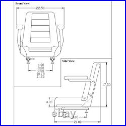 Seat with Armrests Fits most older Fits Exmark Lazer Z mowers & Fits Toro Z Master