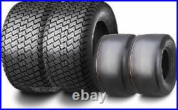 Set 4 WANDA 11x4-5 & 18x8.5-8 4PR Zero-Turn Lawn Mower Turf Tires