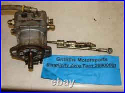 Simplicity zero turn mower 20hp ZT 2690083 hydro wheel pump hydraulic drive left