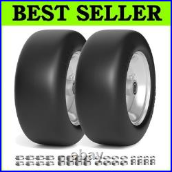 Solid Front Tires for Zero Turn Mower, 2Pack