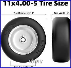 Solid Front Tires for Zero Turn Mower, 2Pack