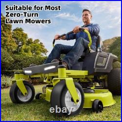 Solid Front Tires for Zero Turn Mower, 2Pack