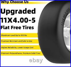 Solid Front Tires for Zero Turn Mower, 2Pack