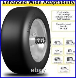Solid Front Tires for Zero Turn Mower, 2Pack