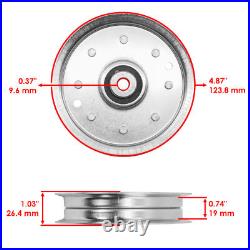 Spindle & Blade with Belt & Pulley for Cub Cadet RZT-50 618-04125 918-04125 50