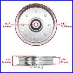 Spindle with Pulley Blade & Belt For Troy-Bilt 17ADCACT066 46 Zero-Turn Mower Spindle with Pulley Blade & Belt For Troy-Bilt 17ADCACT066 46 Zero-Turn Mower