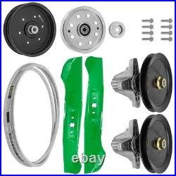 Spindle with Pulley Blade & Belt For Troy-Bilt 17ADCACT066 46 Zero-Turn Mower Spindle with Pulley Blade & Belt For Troy-Bilt 17ADCACT066 46 Zero-Turn Mower