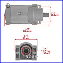 Starter Motor for Exmark RAE708GEM48300 RAE708GEM52300 QTE708GEM42200 / 133-9828 Starter Motor for Exmark RAE708GEM48300 RAE708GEM52300 QTE708GEM42200 / 133-9828