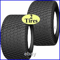 TWO 24x12.00-12 TIRE for Zero Turn Riding Lawn Mower Garden Compact Tractor 6ply
