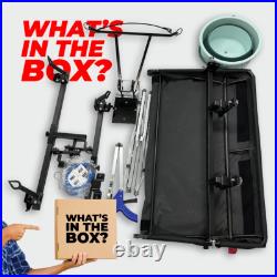 Tractor Canopy Zero Turn Riding Mower Sun Foldable Sunshade ROPS + Tools, Green