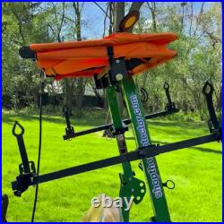 Tractor Canopy Zero Turn Riding Mower Sun Foldable Sunshade ROPS + Tools, Green