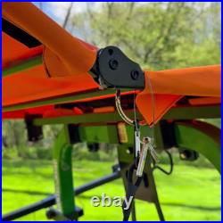 Tractor Canopy Zero Turn Riding Mower Sun Foldable Sunshade ROPS + Tools, Teal