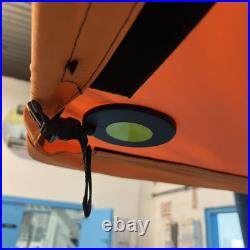 Tractor Canopy Zero Turn Riding Mower Sun Foldable Sunshade ROPS + Tools, Teal