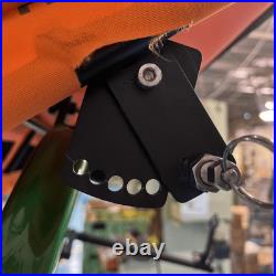 Tractor Canopy Zero Turn Riding Mower Sun Foldable Sunshade ROPS + Tools, Teal