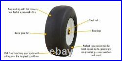 Two New 11x4.00-5 Flat-Free Smooth Tires withSteel Rim for Zero Turn Lawn Mower