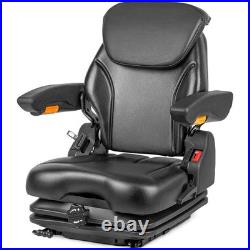Universal Suspension Tractor Seat, Zero Turn Mower Seat with Adjustable Back