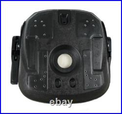 Universal Tractor Seat and Compact High Back Mower Seat with Armrest. Black